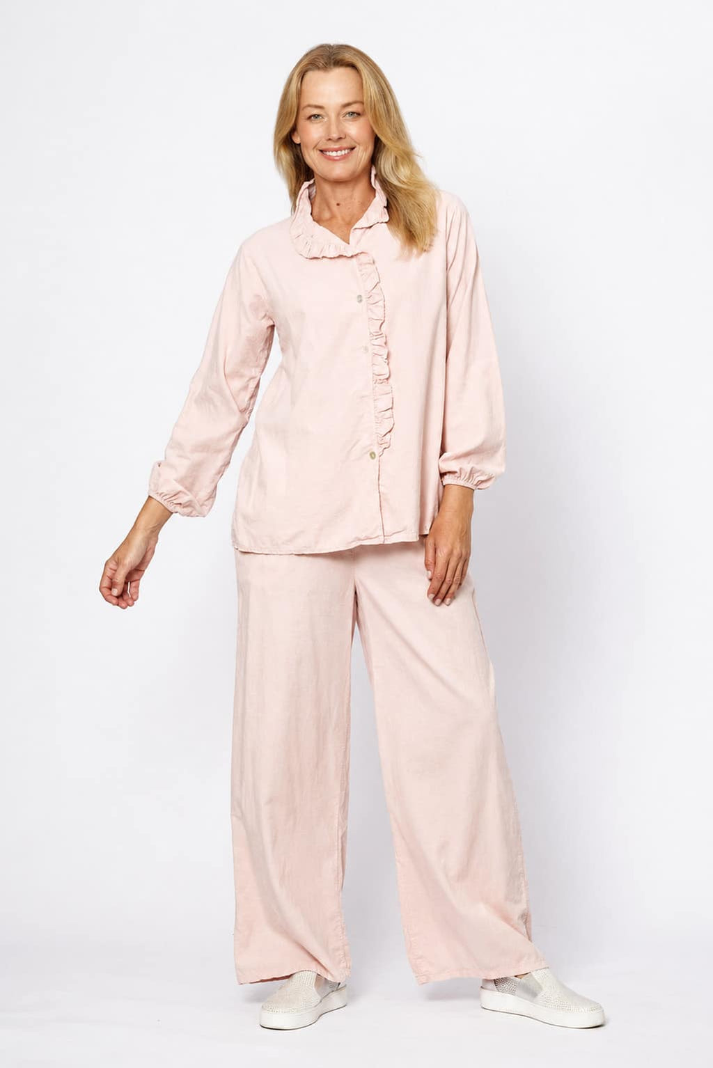 Cord Straight Leg Pants | Rosa