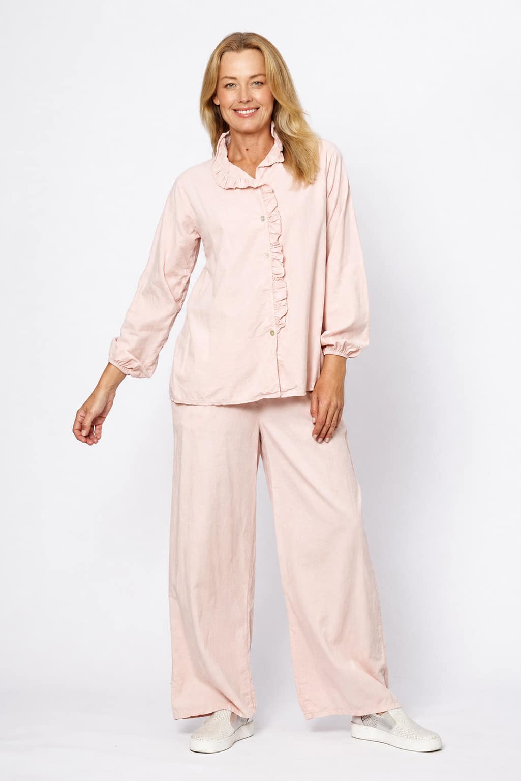 Cord Straight Leg Pants | Rosa