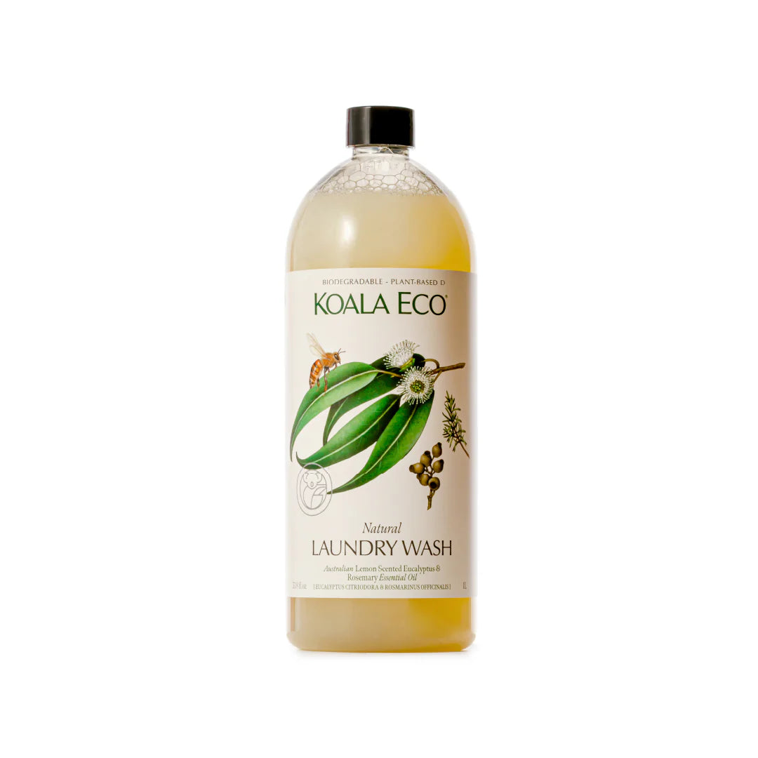 Laundry Wash 1ltr | Lemon Scented Eucalyptus, Rosemary Essential Oil