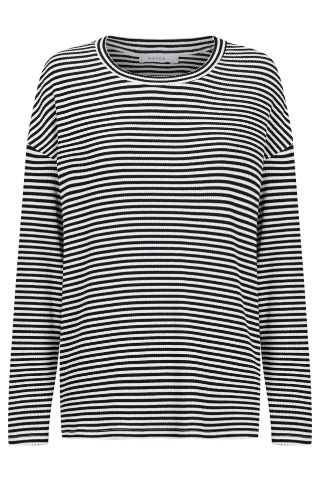 Levi Stripe Long Sleeve Tshirt - Black
