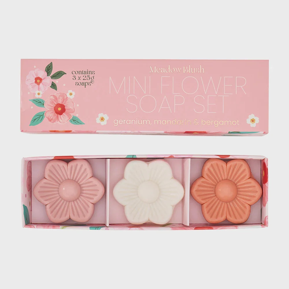 Mino Flower Soap Set