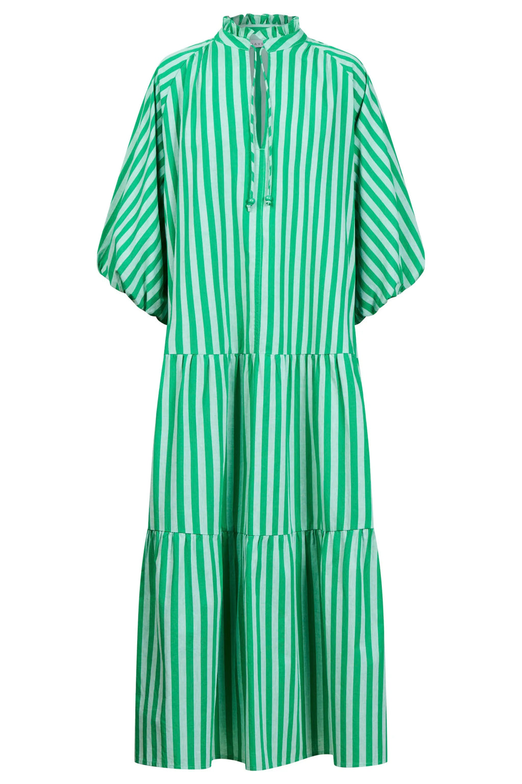 Monterosa Stripe Maxi Dress - Green