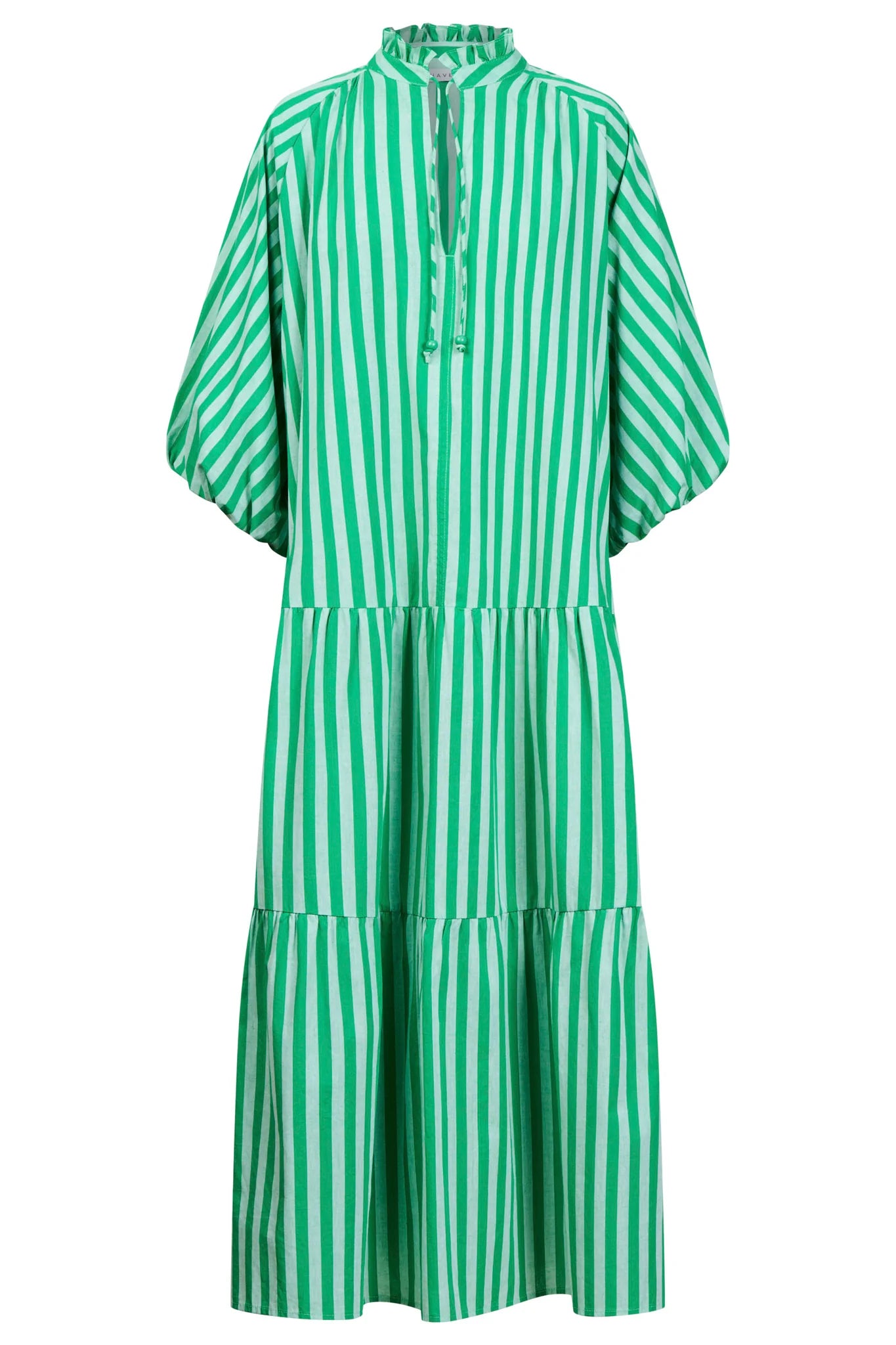 Monterosa Stripe Maxi Dress - Green
