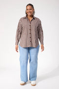 Monterosa Stripe Shirt - Brown