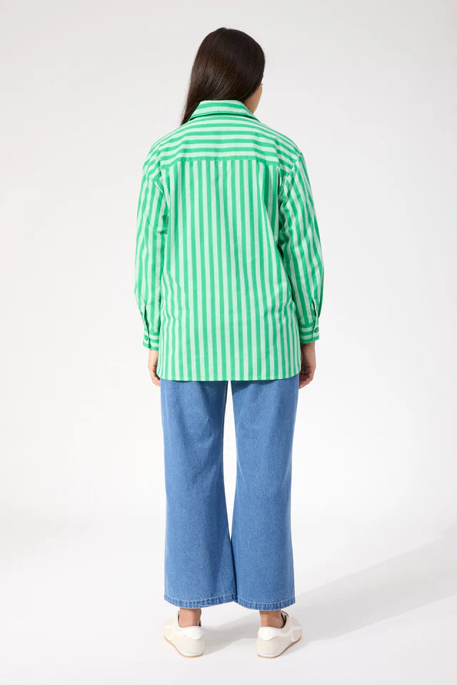 Monterosa Stripe Shirt - Green