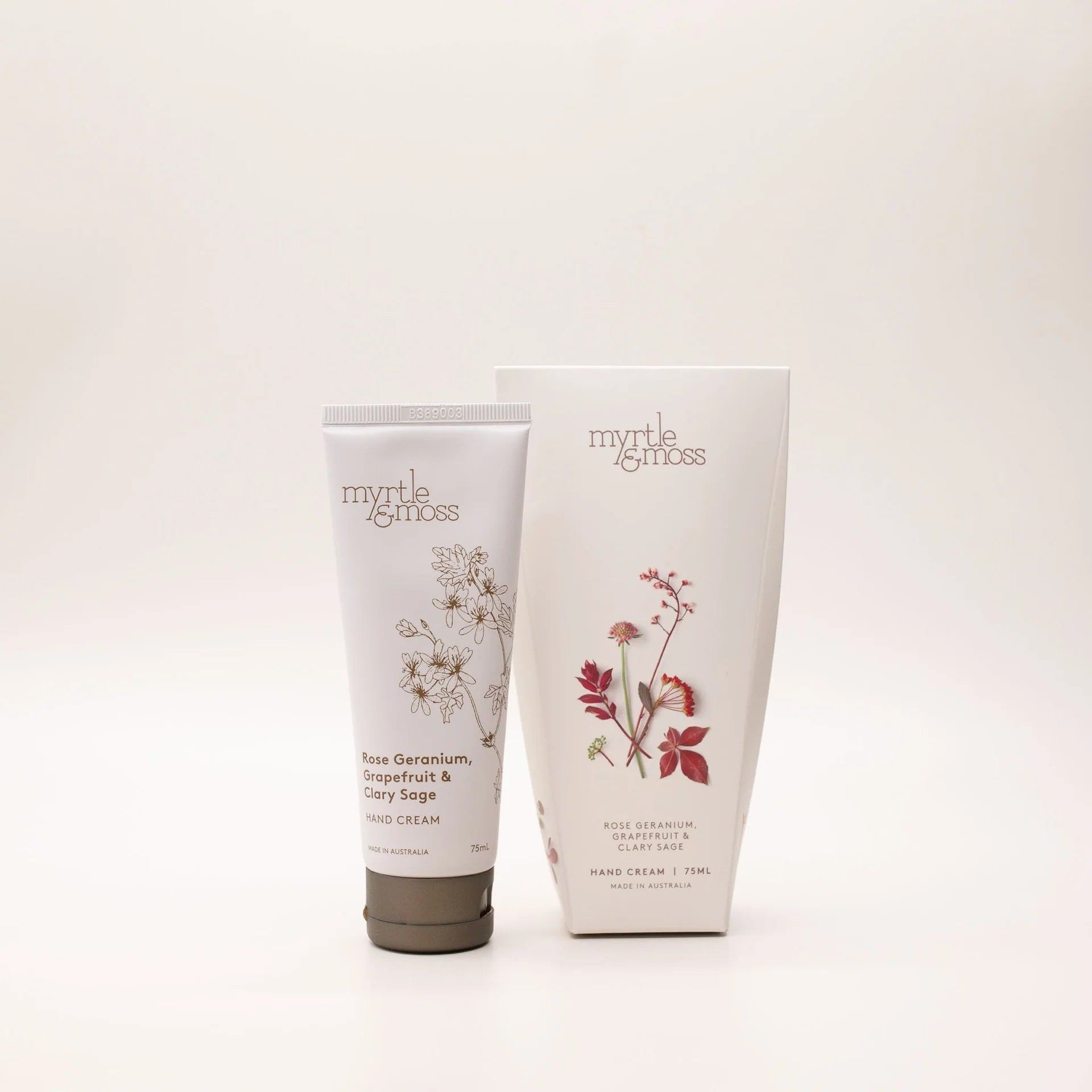 Rose Geranium, Grapefruit & Clary Sage | Hand Cream 75ml