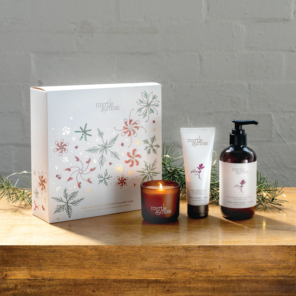 Rose Geranium Grapefruit & Clary Sage | Christmas Trio