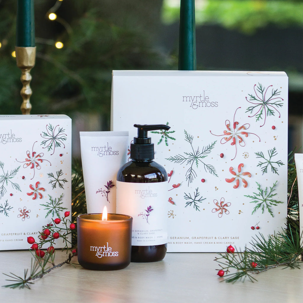Rose Geranium Grapefruit & Clary Sage | Christmas Trio