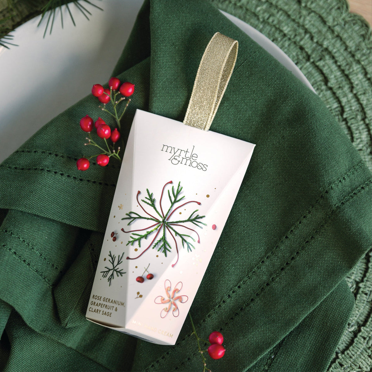 Rose Geranium, Grapefruit & Clary Sage | Christmas Ornament Hand Cream