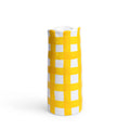 NOSS Ceramic Medium Vase | Yellow Gingham