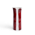 NOSS Small Vase - Burgundy Stripe