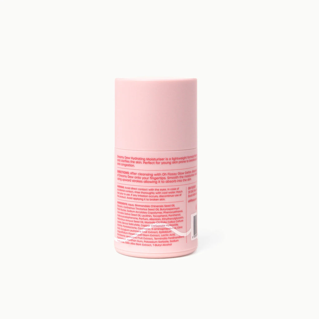Oh Flossy Skincare Dreamy Dew | Hydrating Moisturiser