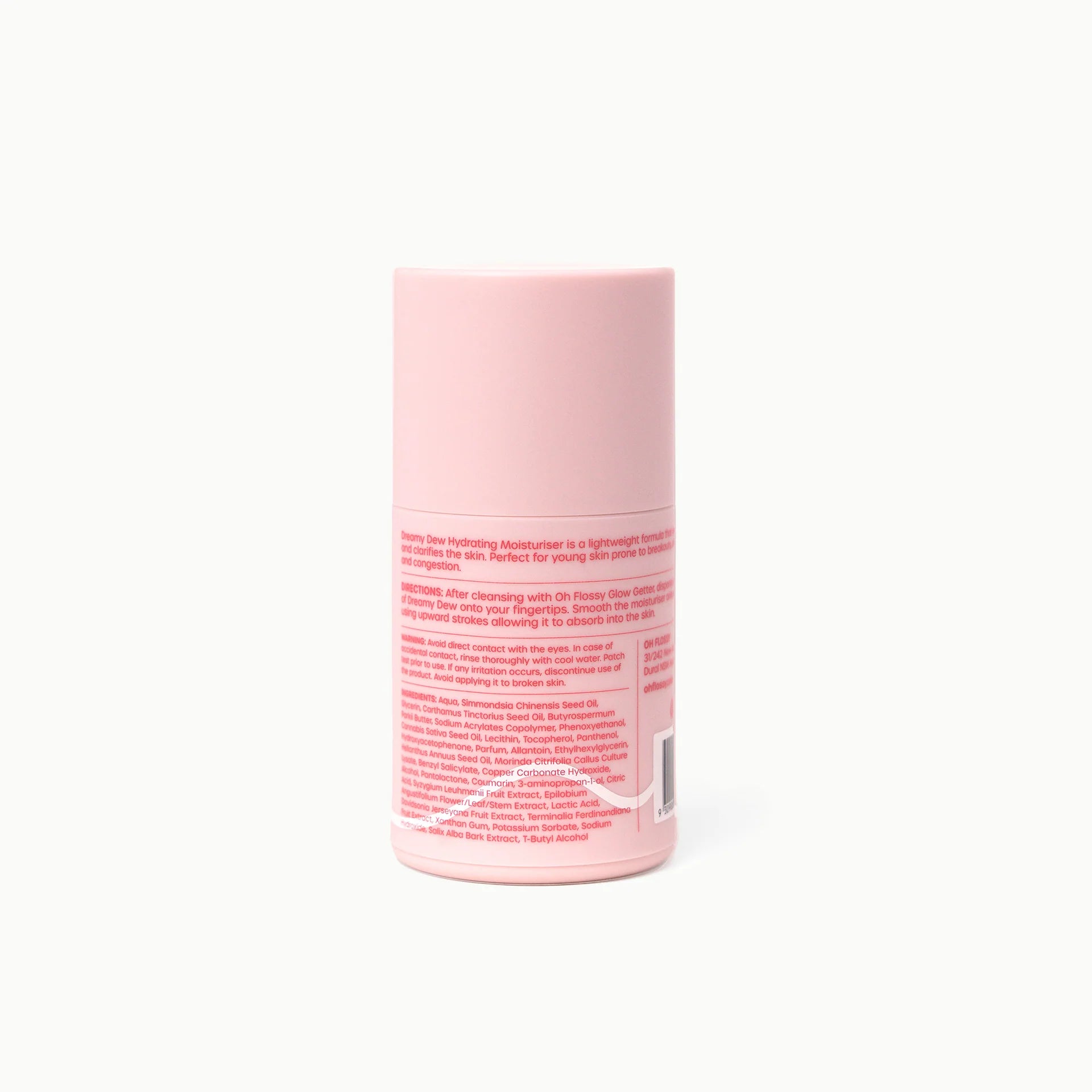 Oh Flossy Skincare Dreamy Dew | Hydrating Moisturiser