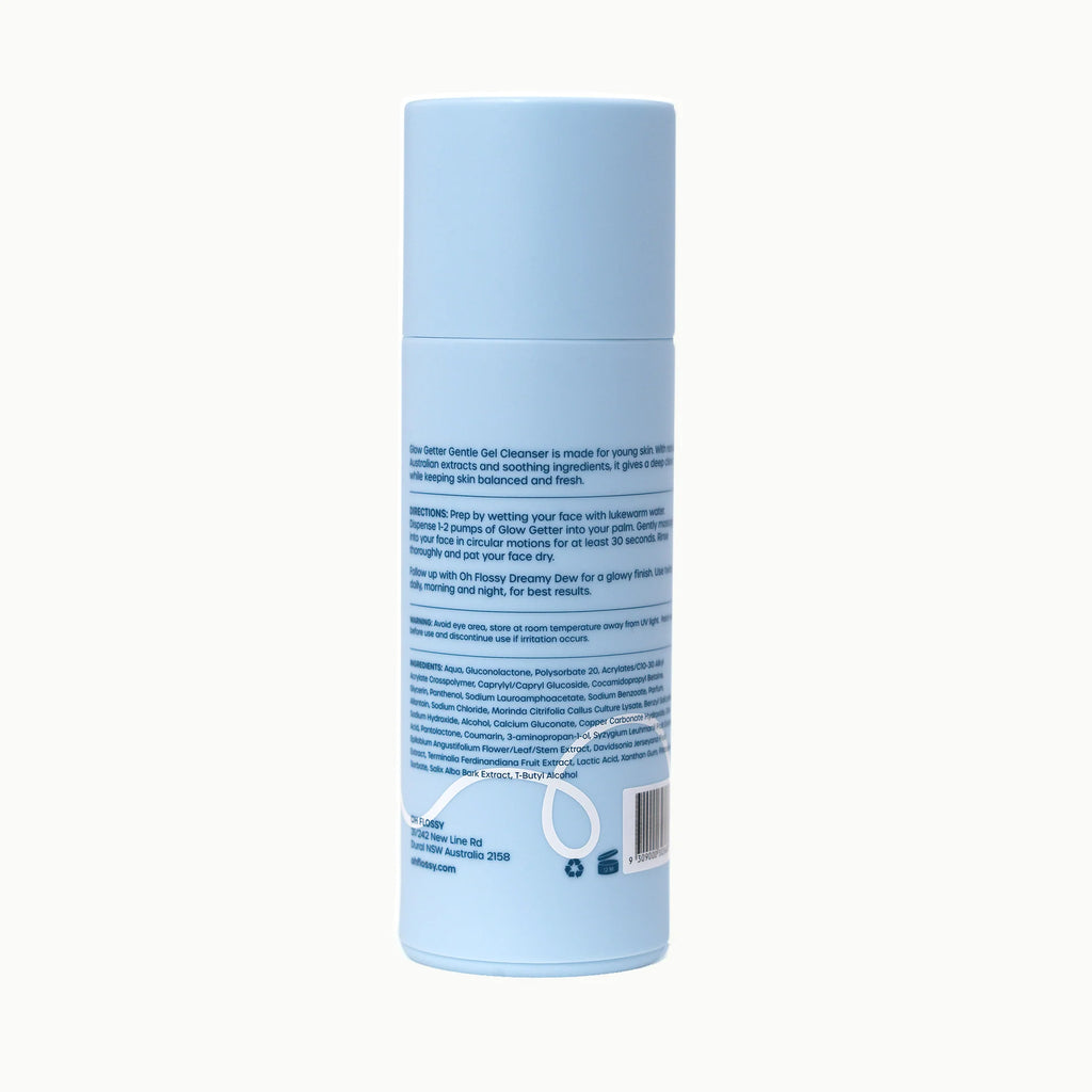 Oh Flossy Skincare Glow Getter | Gentle Gel Cleanser