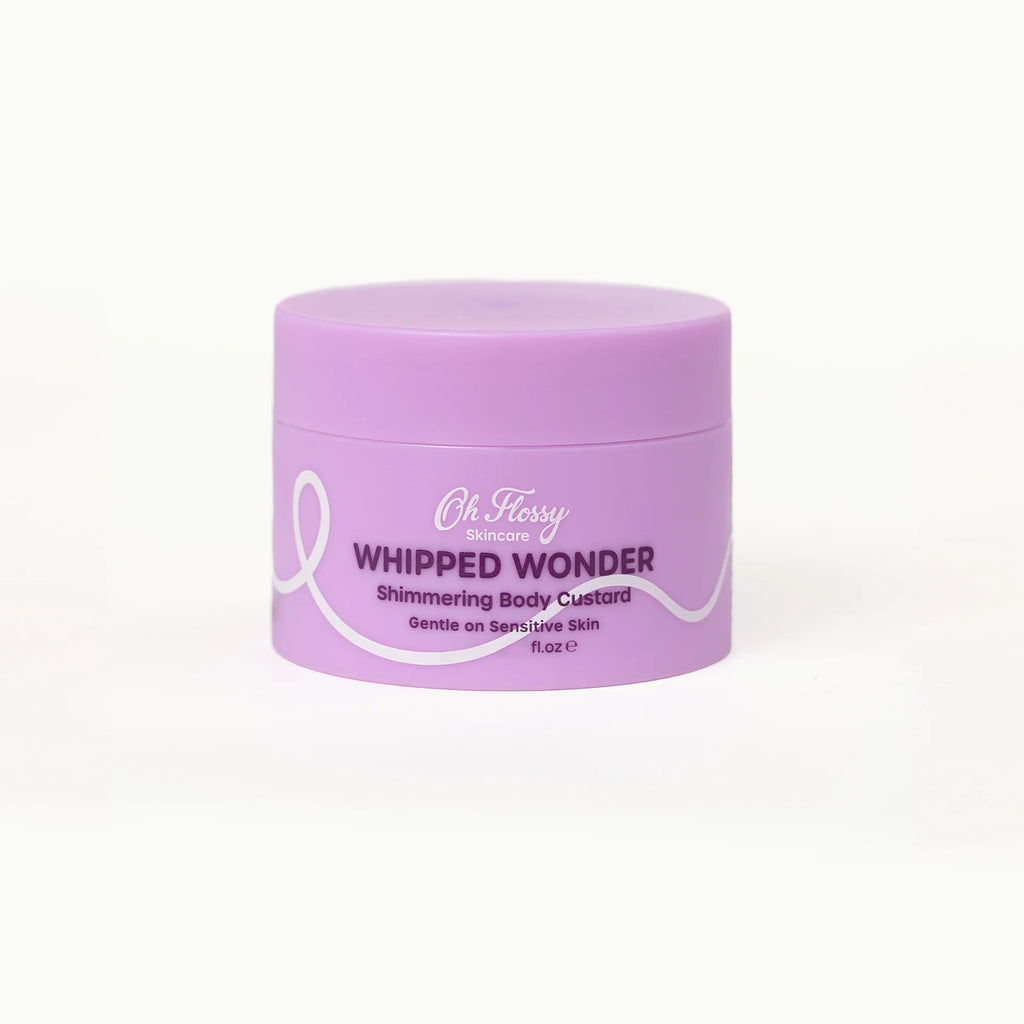 Oh Flossy Skincare Whipped Wonder | Shimmering Body Custard