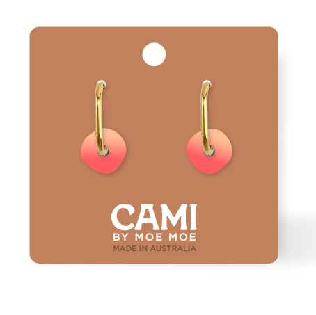 CAMI : Ombre Circle Sunset Orange