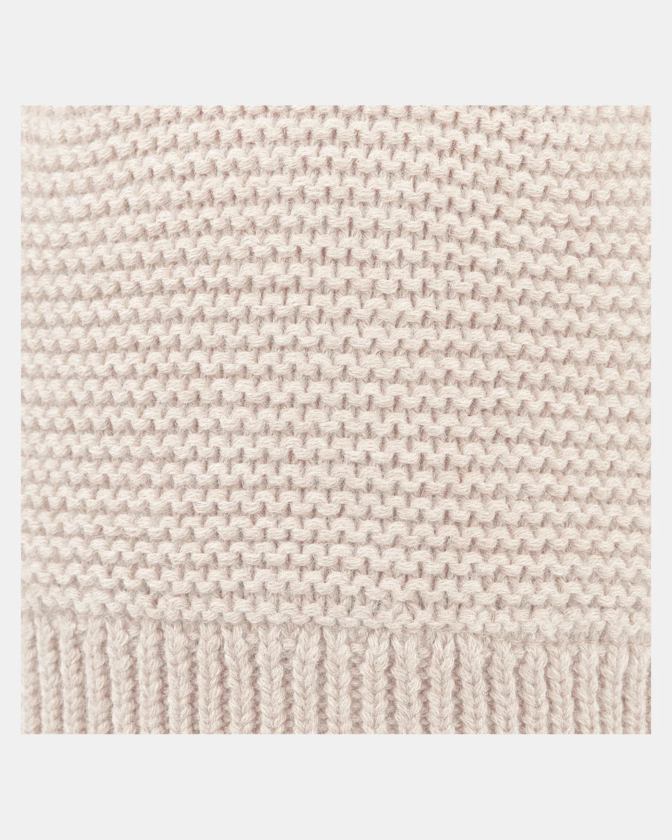 Organic Beanie Snowy - Oatmeal