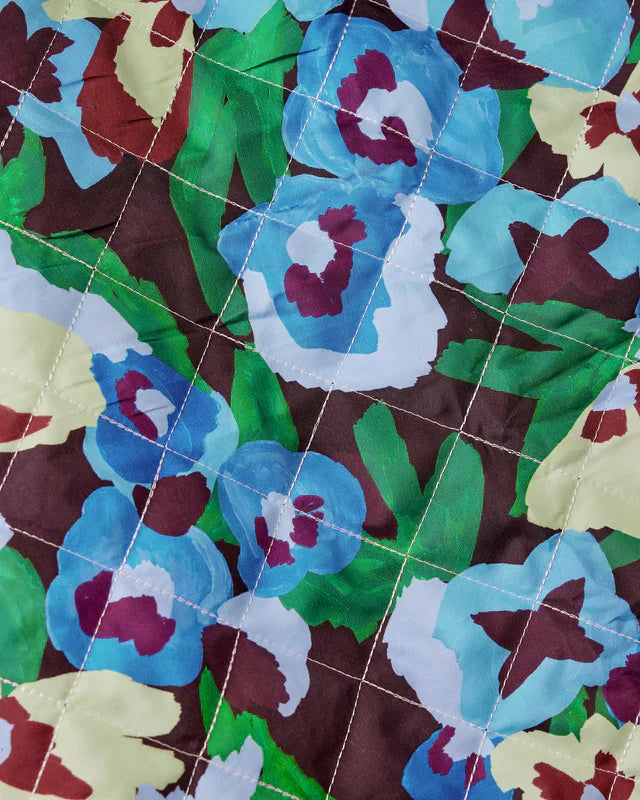 Pansy Patch Picnic Rug