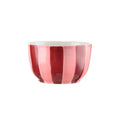 NOSS Ceramic Small Bowl | Pink & Burgundy Stripe