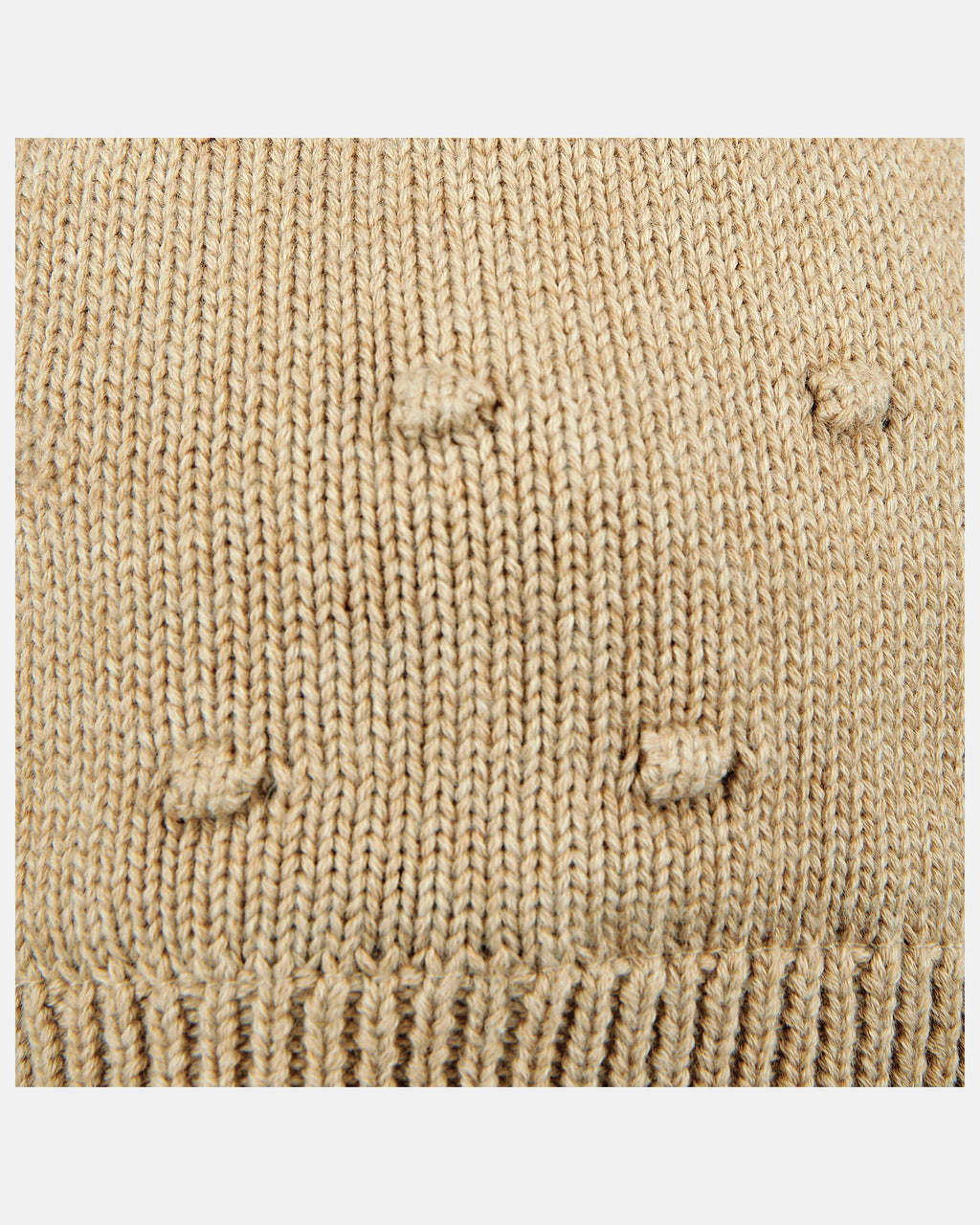 Organic Beanie Earmuff Popcorn - Driftwood