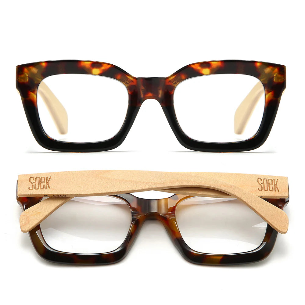 SOEK Unisex Magnifying Readers | Zahra Toffee