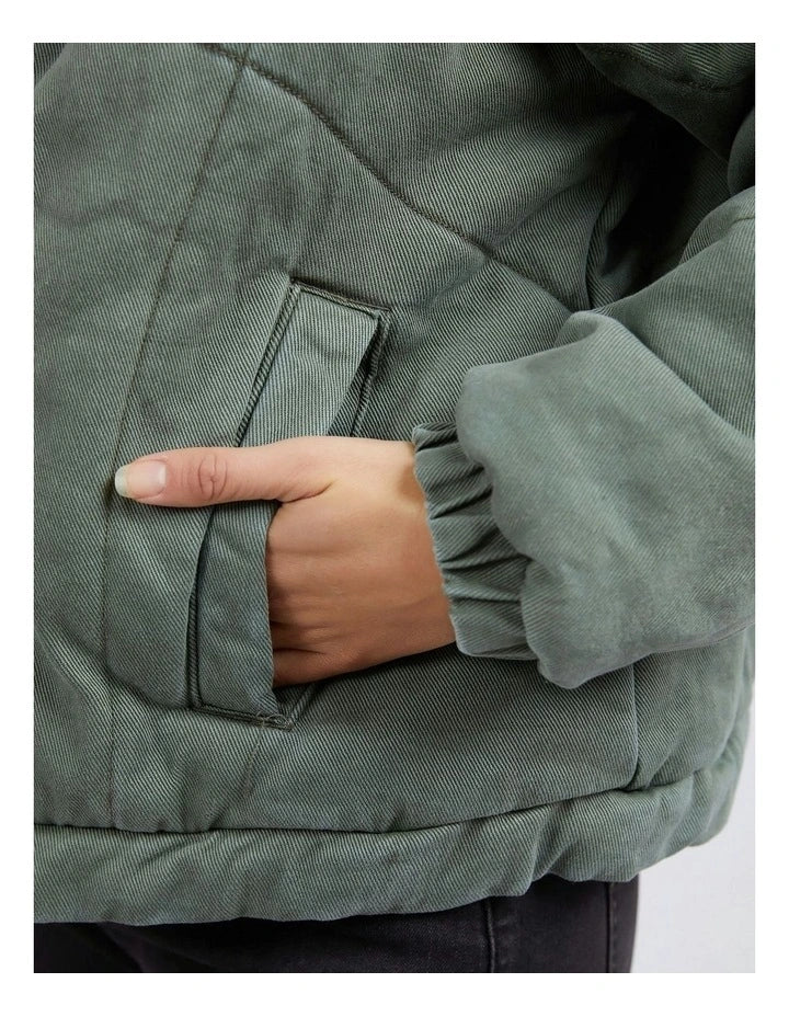 Rosalee Jacket - Washed Green
