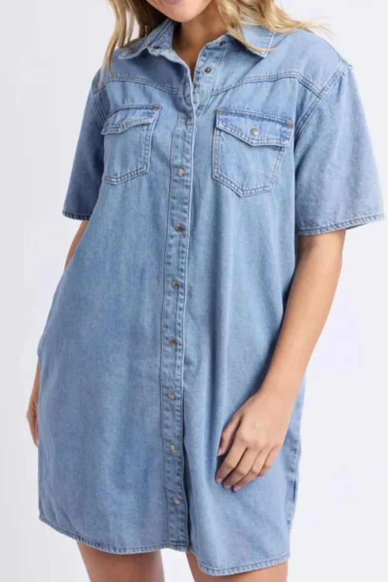 Sorcha Dress | Blue Denim