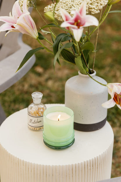 Stack Candle | Minty Verde