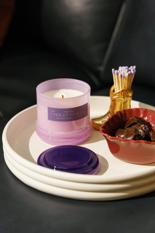 Stack Candle | Violet Vanilla