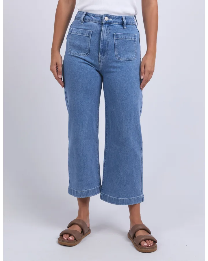 Sarah Crop Jean - Light blue