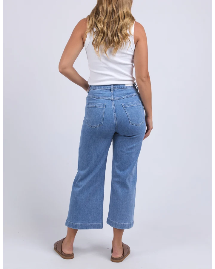 Sarah Crop Jean - Light blue