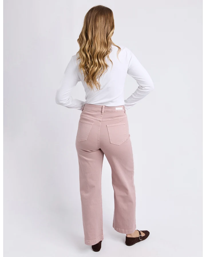 Sarah Crop Jean - Pink