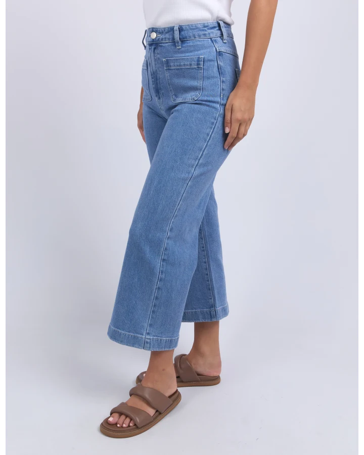 Sarah Crop Jean - Light blue