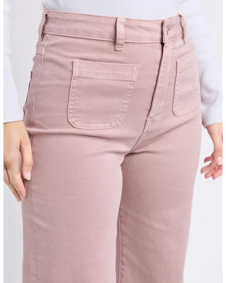 Sarah Crop Jean - Pink