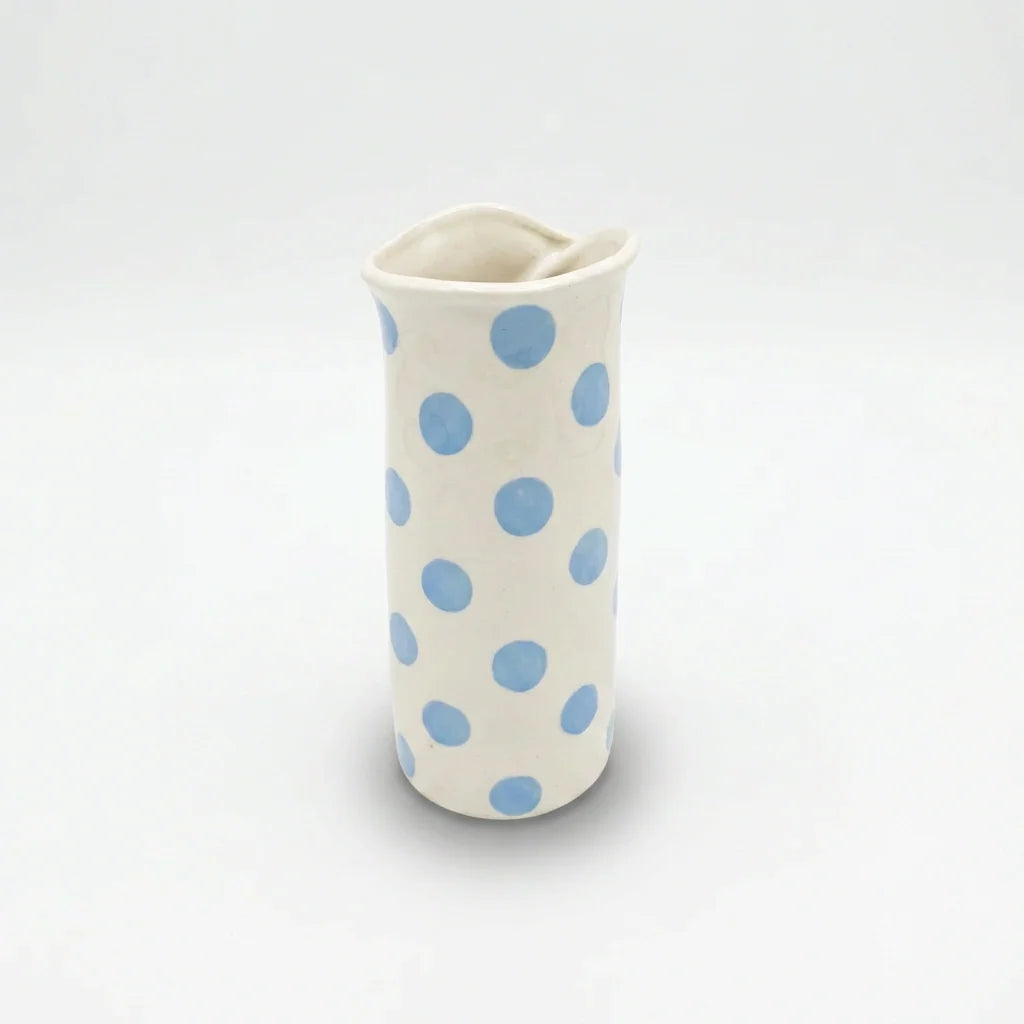 NOSS Medium Vase - Cornflower Blue Spot