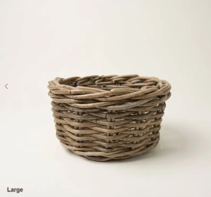 Wicka Basket | York Round Kubu Basket