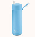 Frank Green 20oz Ceramic Reusable Bottle with Straw Lid - Sky Blue