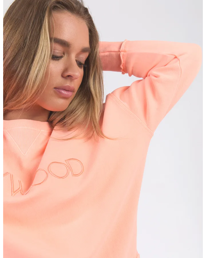 Simplified Crew - Neon Peach