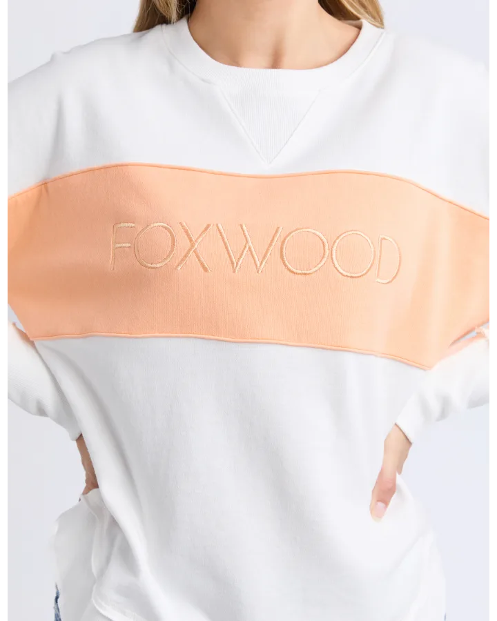 Simplified Crew - Vintage White & Peach