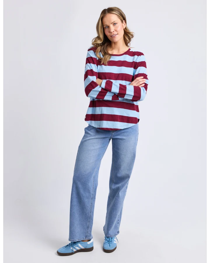 Spritz Long Sleeve Tee - Plum