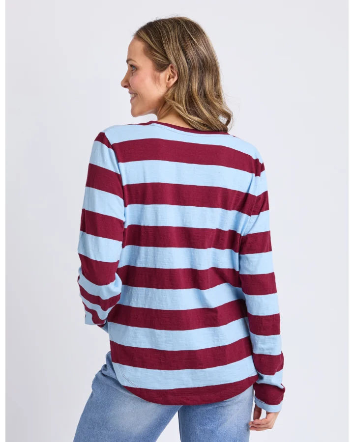 Spritz Long Sleeve Tee - Plum