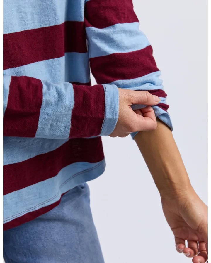 Spritz Long Sleeve Tee - Plum