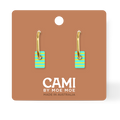 CAMI : Striped Teal/Yellow