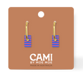 CAMI : Striped Blue/Coral