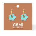 CAMI : Striped Flower Baby Blue/Pink