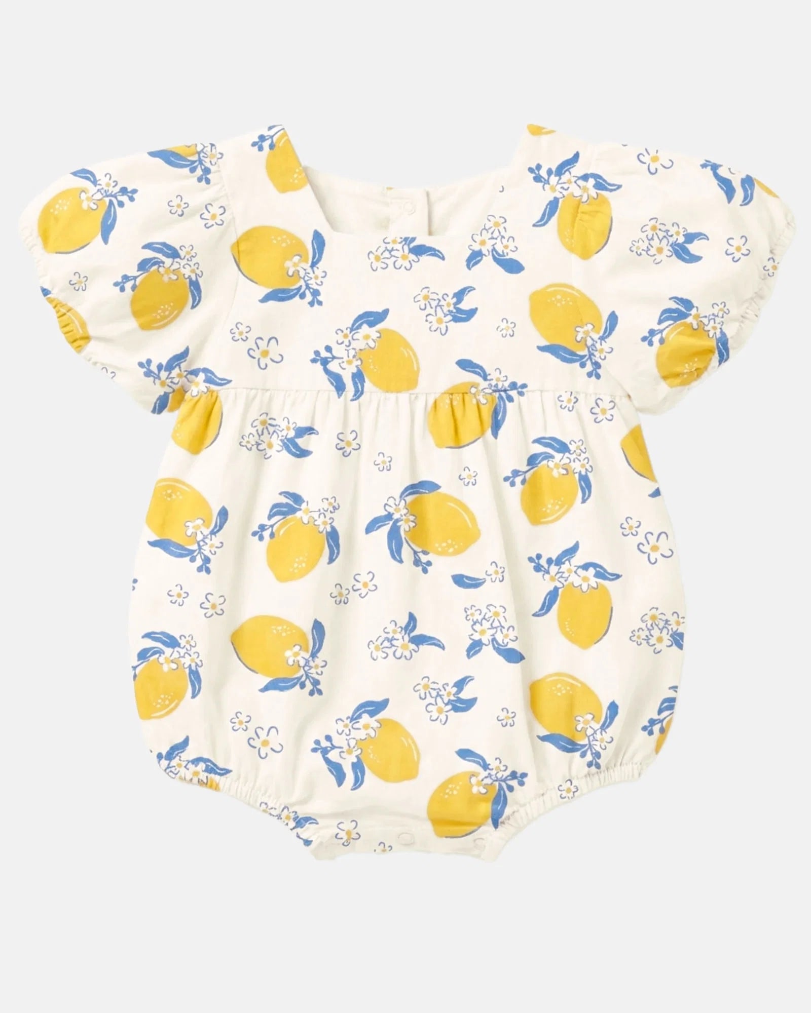 Toshi Baby Romper Arcadia | Lemonade Cream