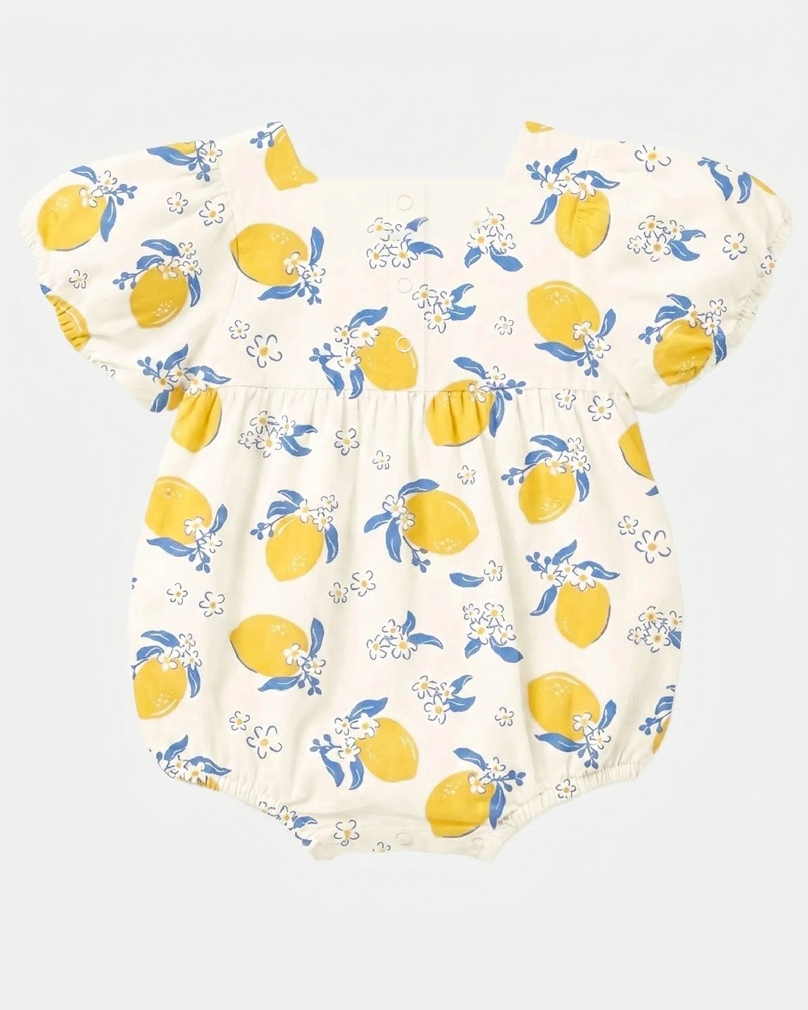 Toshi Baby Romper Arcadia | Lemonade Cream