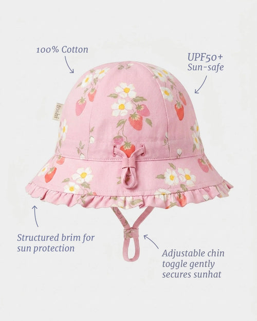 Strawberry Fields Blossom Bell Hat Arcadia UPF 50+ | Toshi