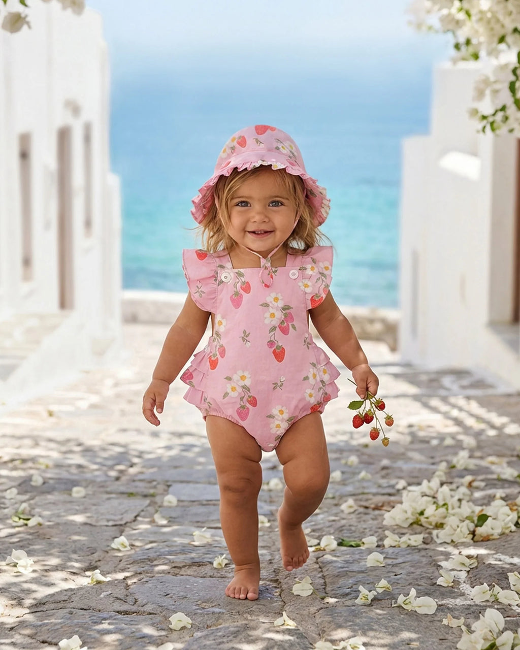 Strawberry Fields Blossom Bell Hat Arcadia UPF 50+ | Toshi