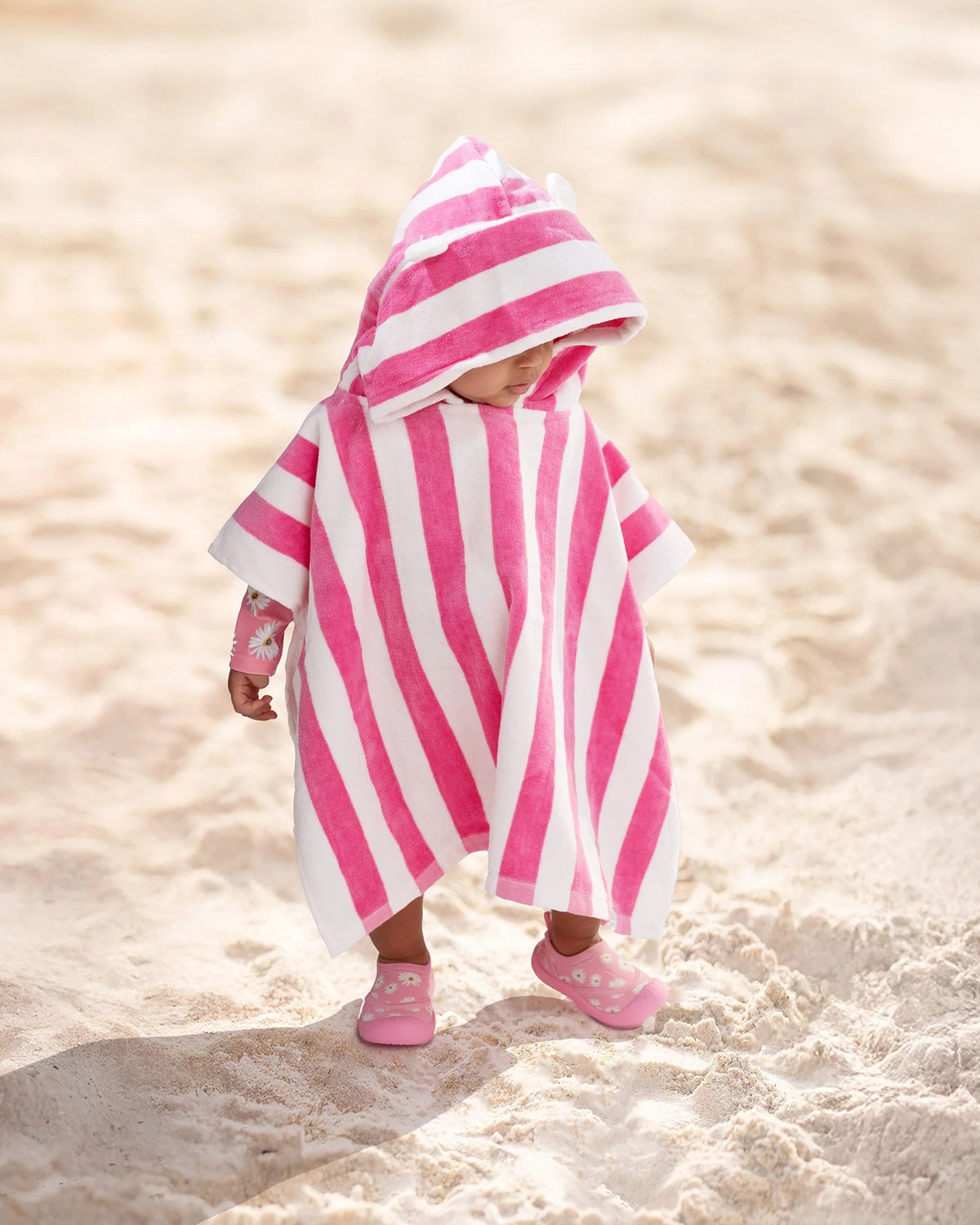 Hooded Towel Beachcomber Watermelon | Toshi